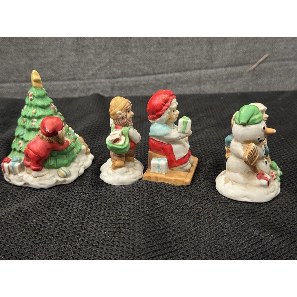 Vintage Miniature Christmas Figurines, (Lot‎ Of 7) Mercuries USA, 1991. - Picture 8 of 16